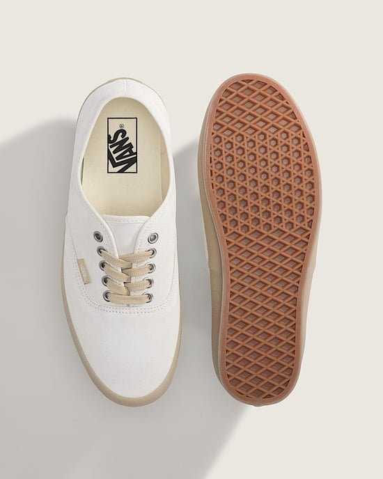 Vans Authentic Crepe Leder Herren Weiße Sneakers - Image 2