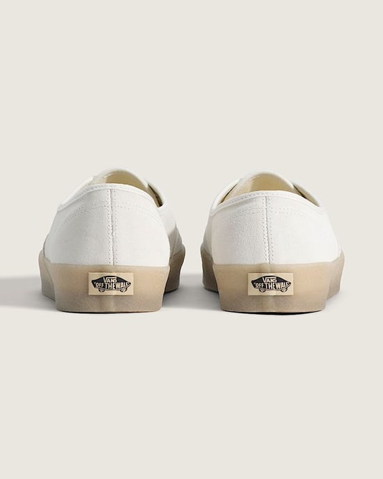Vans Authentic Crepe Leder Herren Weiße Sneakers - Image 3