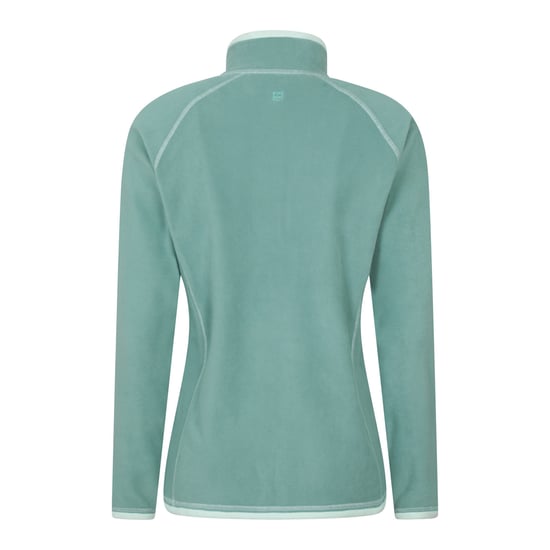 Mountain Warehouse - "Montana" Fleece-Oberteil mit halbem Reißverschluss für Damen (Helles Aquamarin) - Image 2