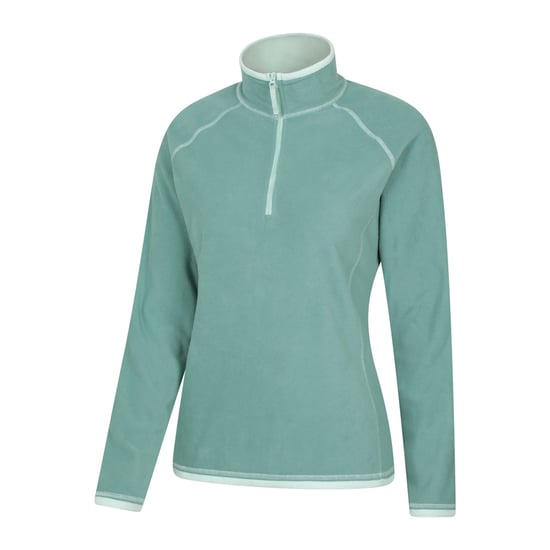 Mountain Warehouse - "Montana" Fleece-Oberteil mit halbem Reißverschluss für Damen (Helles Aquamarin) - Image 3