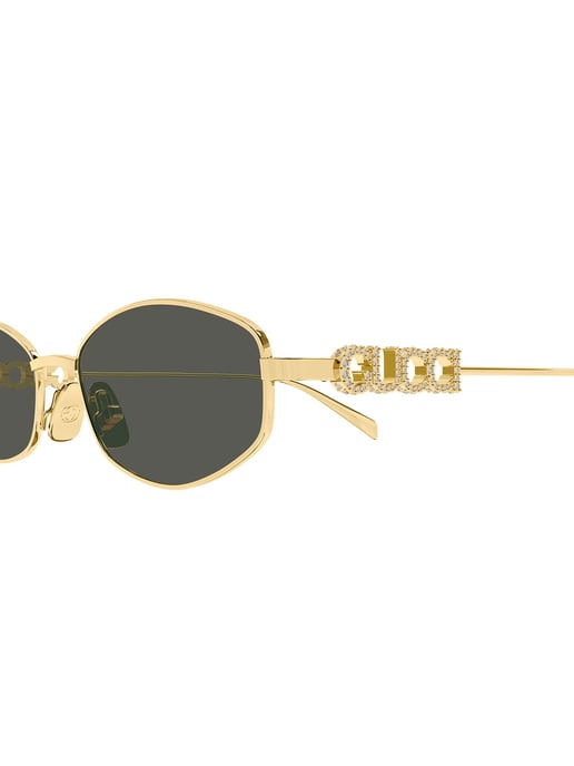 Gucci Sonnenbrille Gold/Grau - Image 2