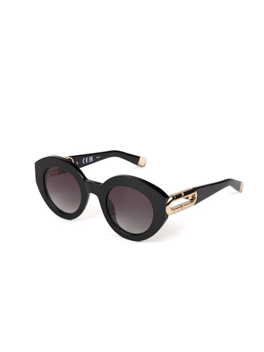 Furla Sonnenbrille Glänzend Schwarz - Image 1