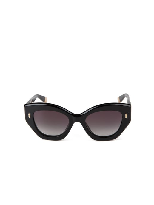 Furla Sonnenbrille Glänzendes Schwarz - Image 2