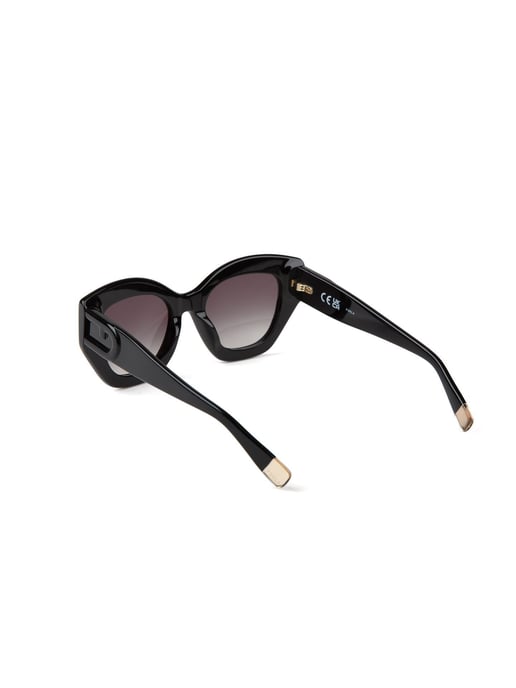 Furla Sonnenbrille Glänzendes Schwarz - Image 3