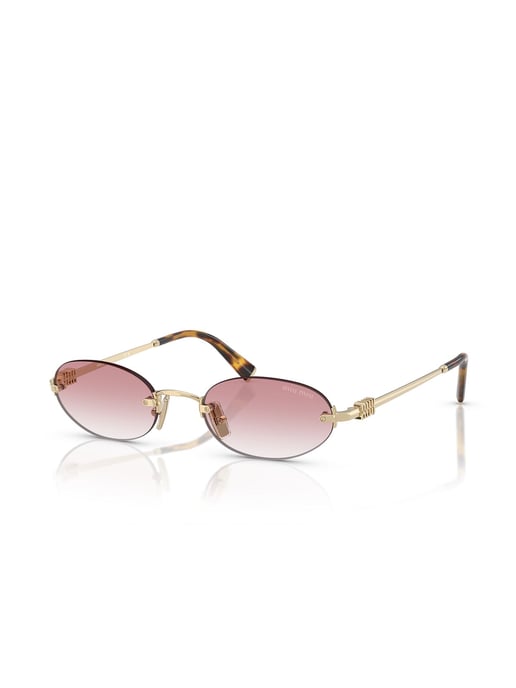 Miu Miu Sonnenbrille Pink/Gold - Image 1