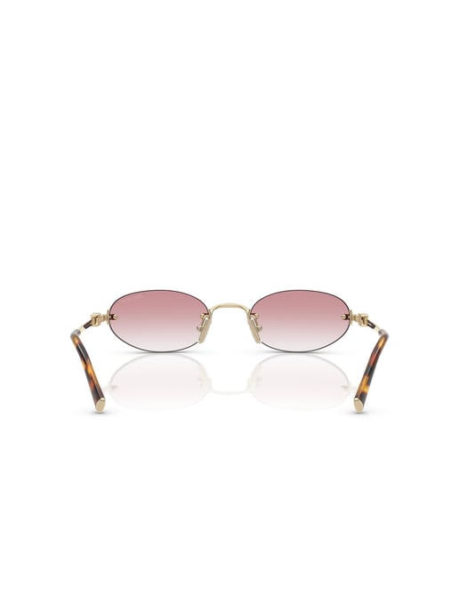 Miu Miu Sonnenbrille Pink/Gold - Image 4