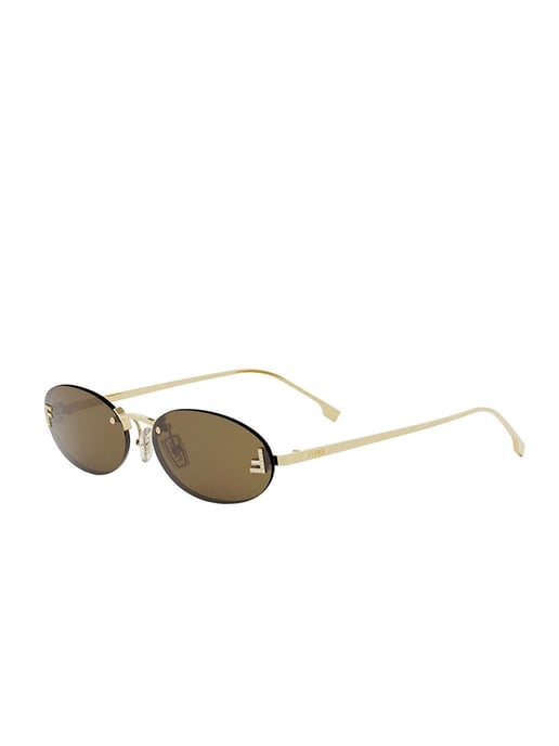 Fendi Sonnenbrille Gold/Braun - Image 1