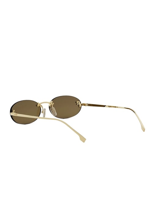 Fendi Sonnenbrille Gold/Braun - Image 3