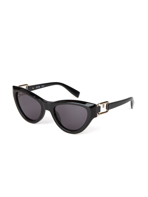 Furla Sonnenbrille Glänzendes Schwarz - Image 1