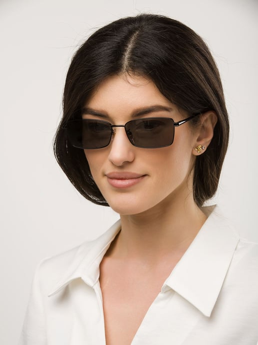 Furla Sonnenbrille Schwarz/Grau/Grün - Image 4