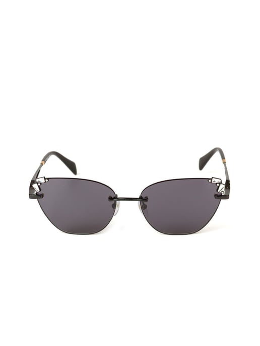 Blumarine Sonnenbrille Total Gloss Schwarz - Image 2