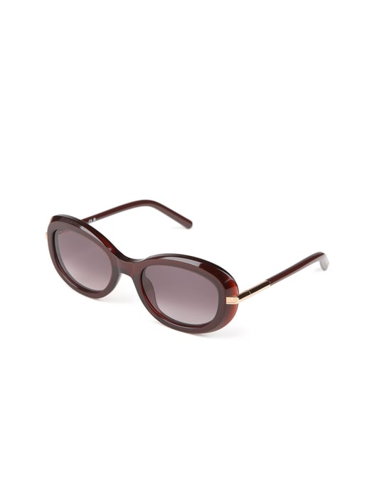 Furla Sonnenbrille Glänzendes Dunkelburgunder - Image 1