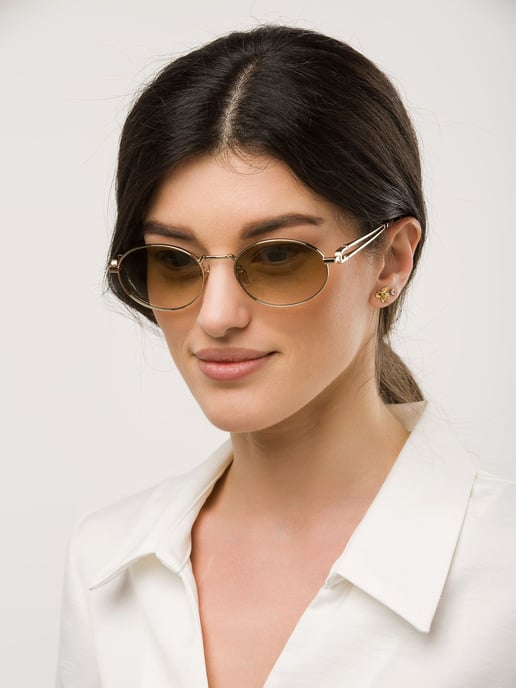 Furla Sonnenbrille Poliertes Roségold - Image 4