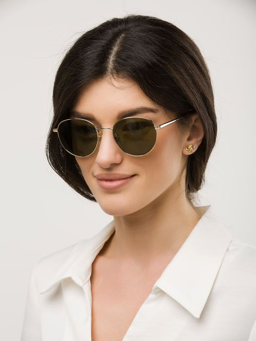 Furla Sonnenbrille Lichtgold/Grün - Image 4