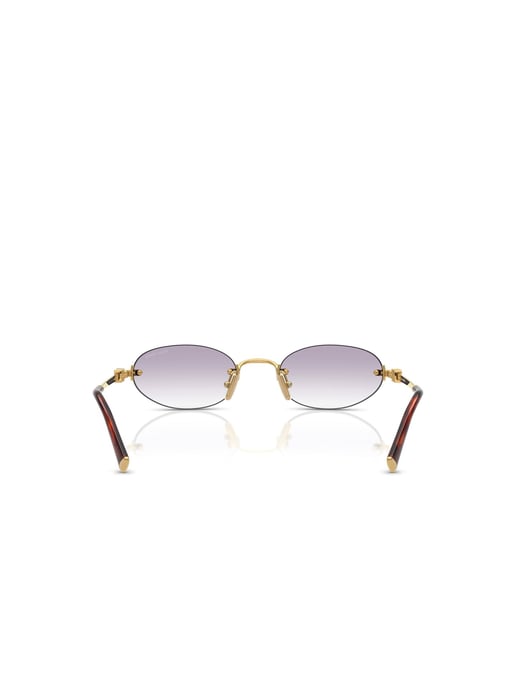 Miu Miu Sonnenbrille Lila Verlauf/Gold - Image 4