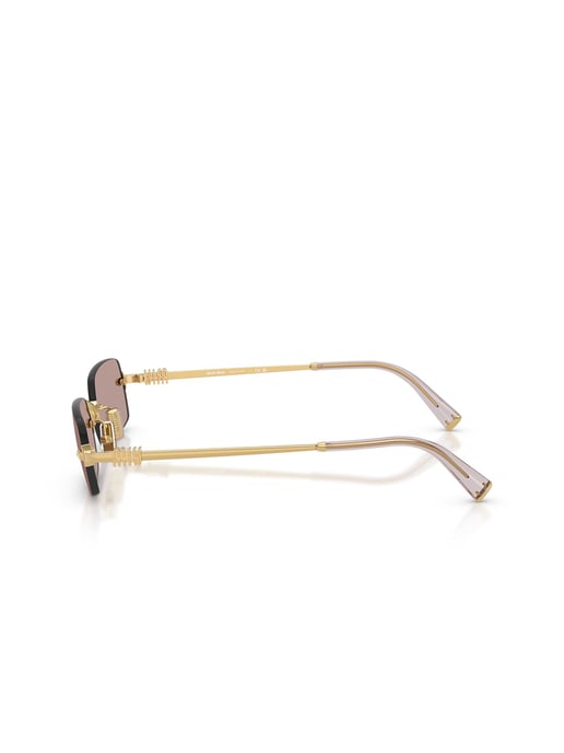 Miu Miu Sonnenbrille Violett/Gold - Image 3