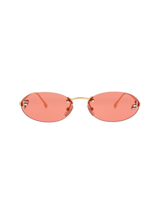 Fendi Sonnenbrille Gold/Rosa - Image 2