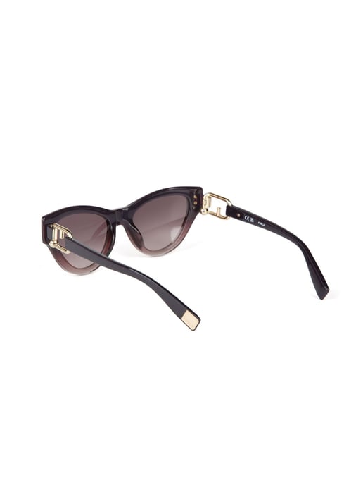 Furla Sonnenbrille Glänzender Farbverlauf Lila - Image 3