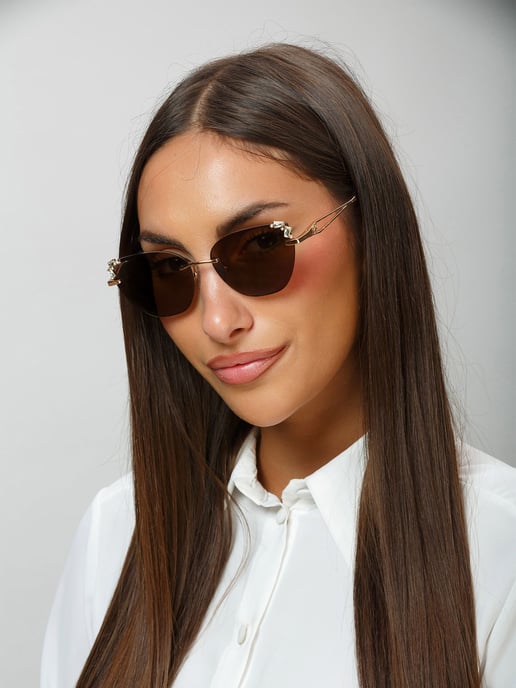 Blumarine Sonnenbrille Poliertes Kupfergold - Image 4