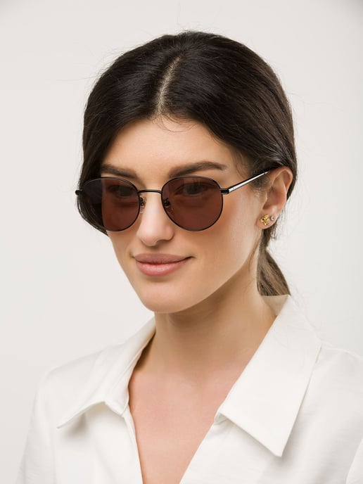 Furla Sonnenbrille Schwarz/Braun - Image 4