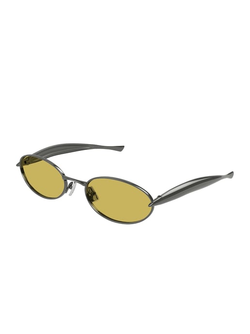 Bottega Veneta Sonnenbrille Gunmetal/Gelb - Image 1