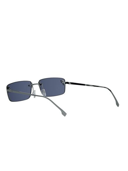 Fendi Sonnenbrille Glänzendes Silber - Image 3