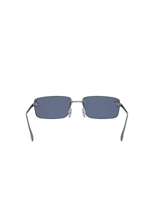 Fendi Sonnenbrille Glänzendes Silber - Image 4