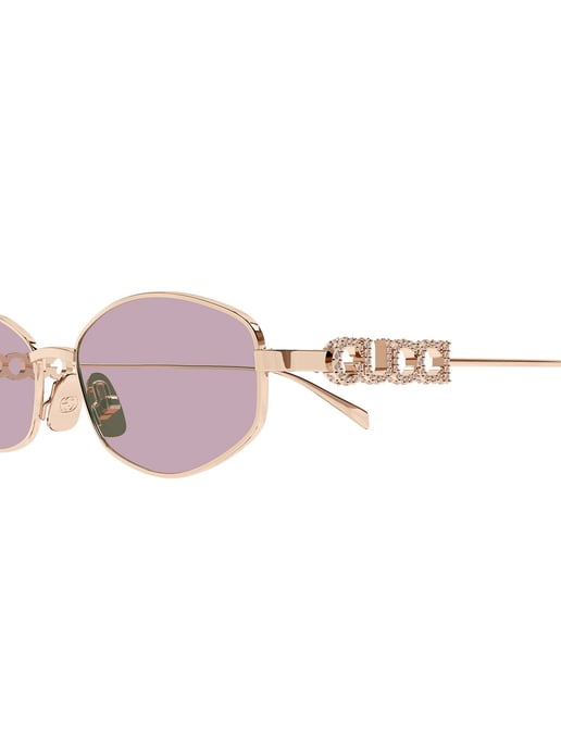 Gucci Sonnenbrille Gold/Violett - Image 2