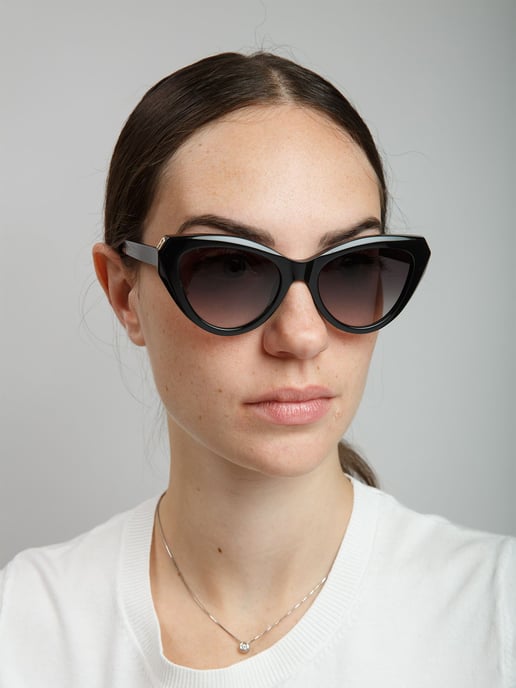 Furla Sonnenbrille Glänzend Schwarz - Image 4