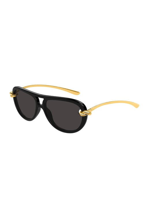 Bottega Veneta Sonnenbrille Schwarz/Grau - Image 1