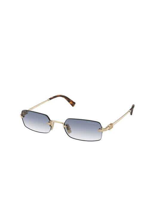 Miu Miu Sonnenbrille Blau/Gold - Image 1