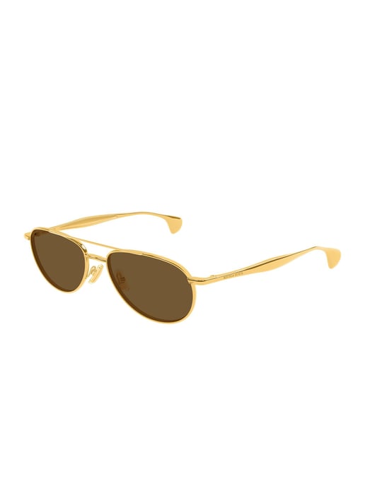 Bottega Veneta Sonnenbrille Gold/Braun - Image 1