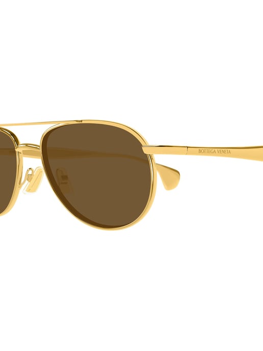 Bottega Veneta Sonnenbrille Gold/Braun - Image 2