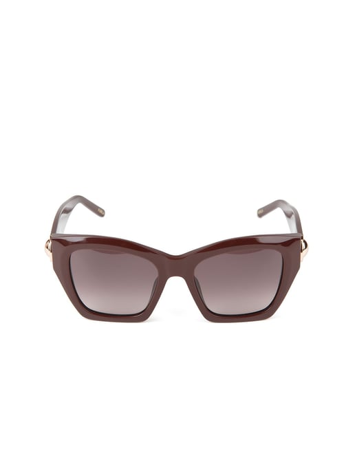 Furla Sonnenbrille Glänzend Voll Dunkelbraun - Image 2
