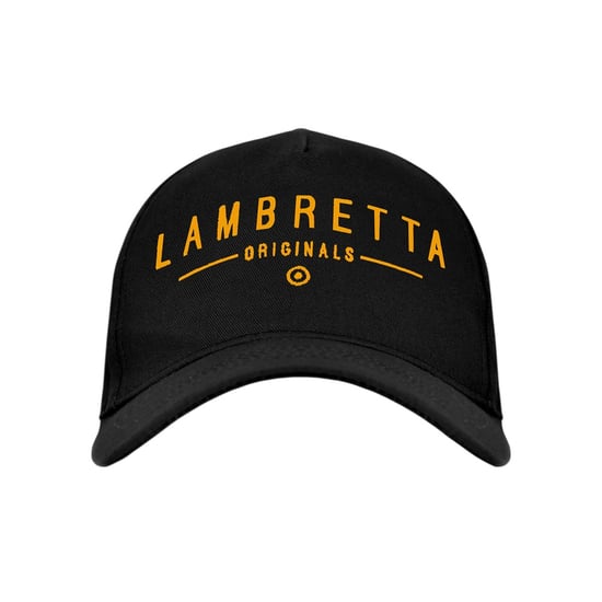 Lambretta - "Originals" Baseball-Mütze für Herren/Damen Unisex (Schwarz/Gold) - Image 1