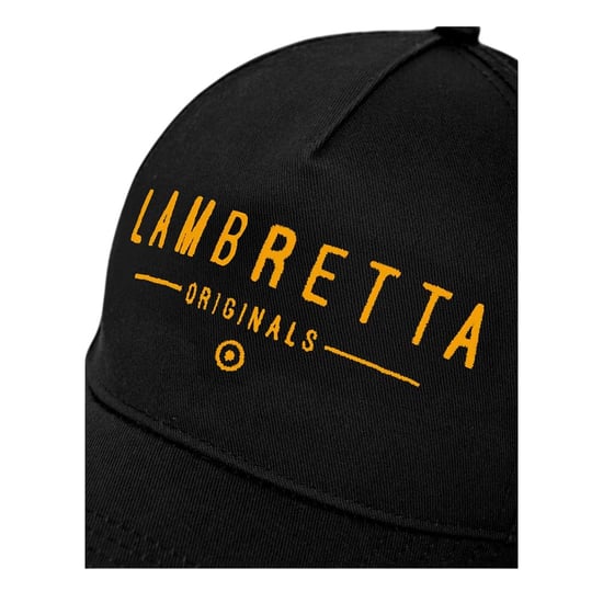 Lambretta - "Originals" Baseball-Mütze für Herren/Damen Unisex (Schwarz/Gold) - Image 3