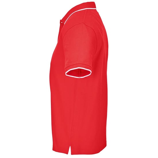 SOLS - "Palermo" Poloshirt für Herren/Damen Unisex (Leuchtend Rot/Weiß) - Image 2