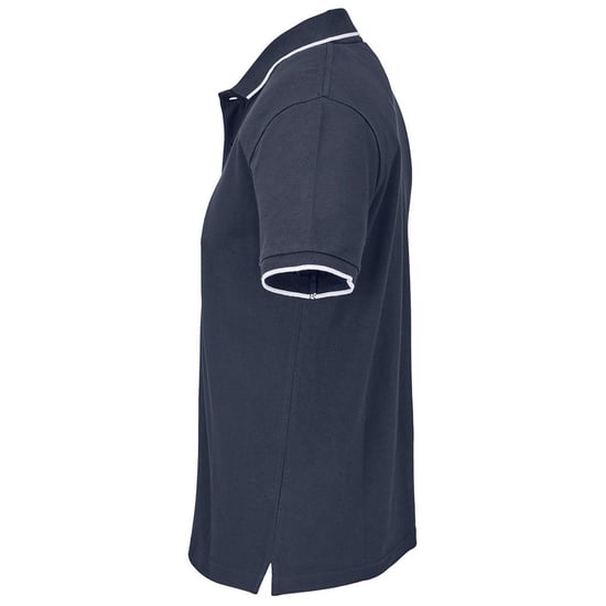 SOLS - "Palermo" Poloshirt für Herren/Damen Unisex (Dunkelblau/Weiß) - Image 3