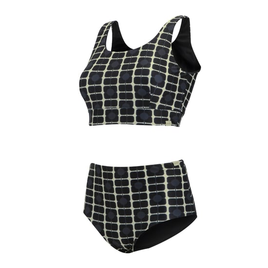 Regatta - "Orla Kiely" Bikini-Set für Damen, wendbar (Schwarz/Weiß) - Image 3