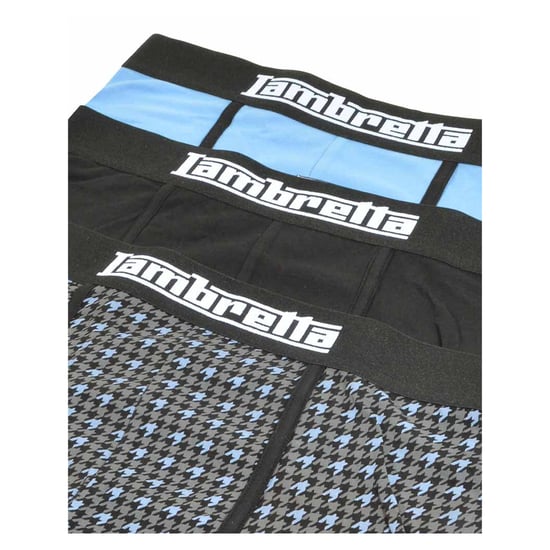 Lambretta - Boxershorts für Herren (3er-Pack) (Schwarz/Blau) - Image 3