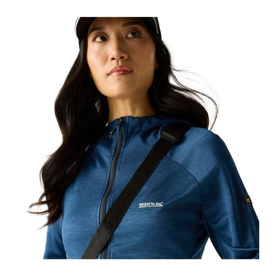 Regatta - "Ferna" Fleecejacke für Damen, mit Kapuze, Stretch (Aviatorblau) - Image 4