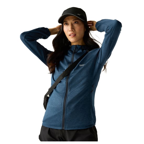 Regatta - "Ferna" Fleecejacke für Damen, mit Kapuze, Stretch (Aviatorblau) - Image 5