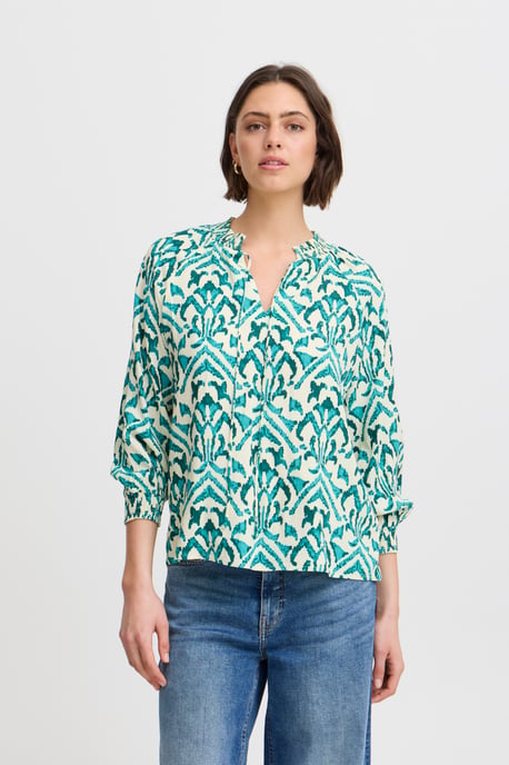 Kurzarm-Bluse IXSAMSINA Regular fit - Image 2