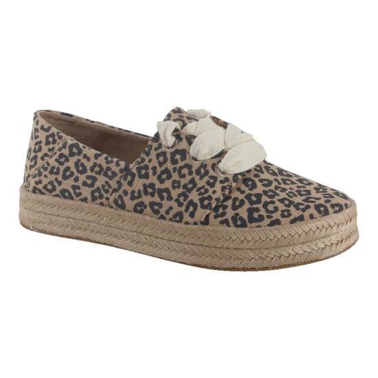 TOMS Carolina Schnürung Baumwoll Damen Haferflocken Espadrilles - Image 1