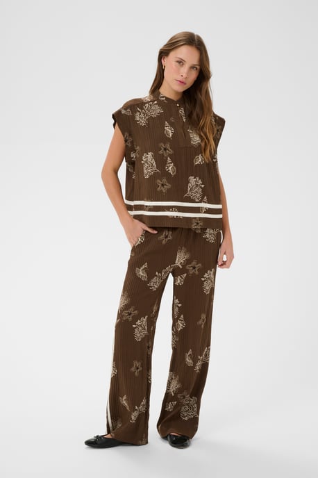 Kurzarm-Bluse RosashellSZ Kurzarm-Bluse Lockere Passform - Image 1