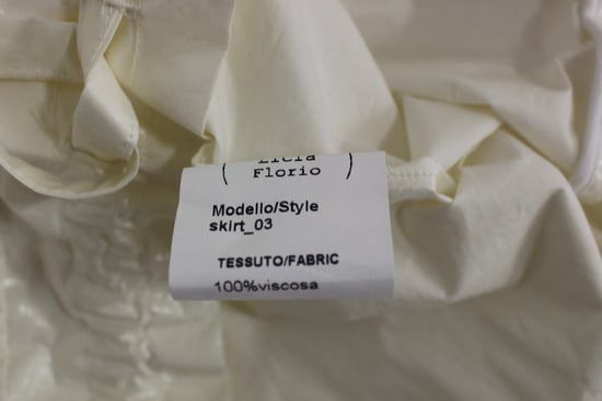Licia Florio Weiße Oberschenkellange Stretch-Taillenschnallröhre - Image 6