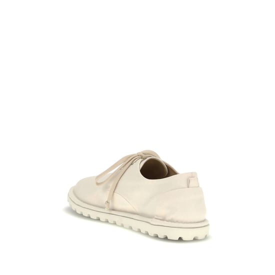 Marsell Weiße Baumwoll-Oxford-Schuhe und Derbys - Image 3
