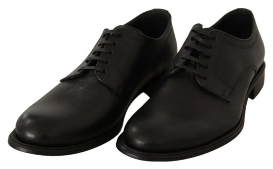 Dolce & Gabbana Schwarze Schnürlederschuhe für Herren im Derby-Stil - Image 6