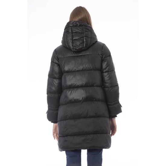 Baldinini Trend Schwarze Nylonjacke - Image 3