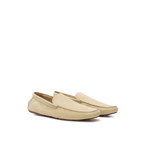 Bally Beige Leder Mokassin - Image 3